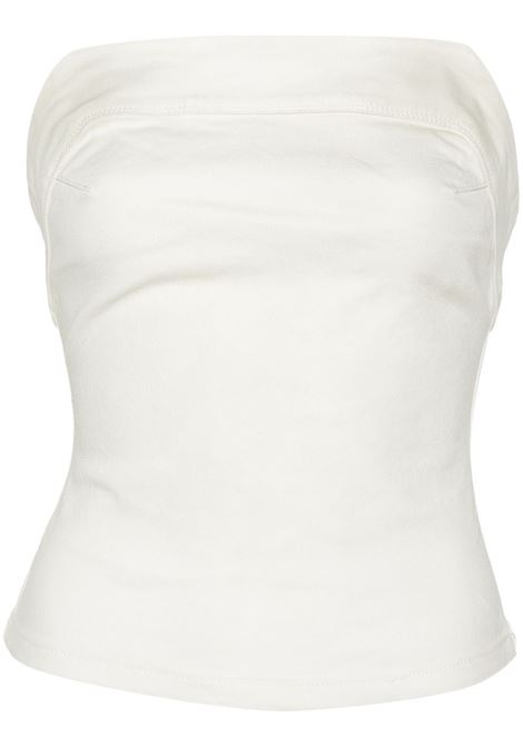 White denim tube top  Entire Studios - women